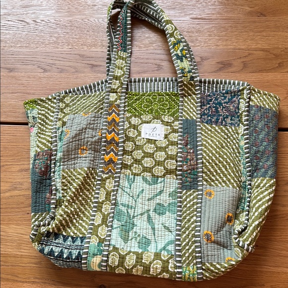 Sea Multicolor Patchwork Tote - Picture 1 of 5